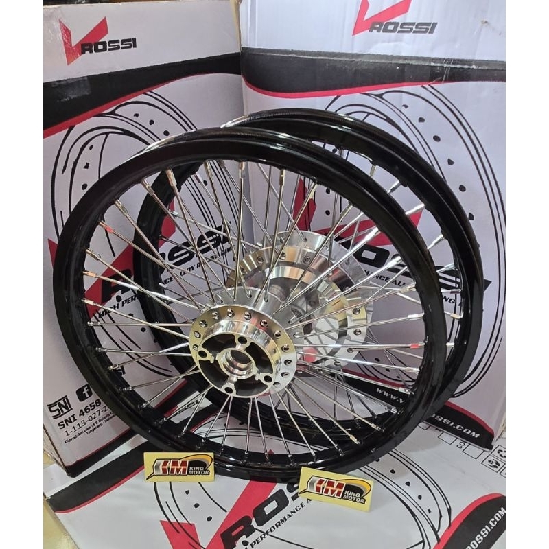 Velg Paketan Velg Jari jari Ring 17 Vario 125/150 Beat Vario Scoopy Genio Spacy 140X17 Stelan Lurus 