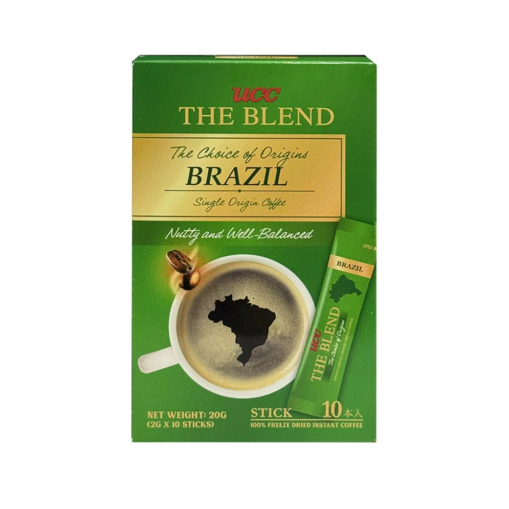 

UCC The Blend Single Origin Brazil Nutty and Well Balanced 10 x 2 Gram