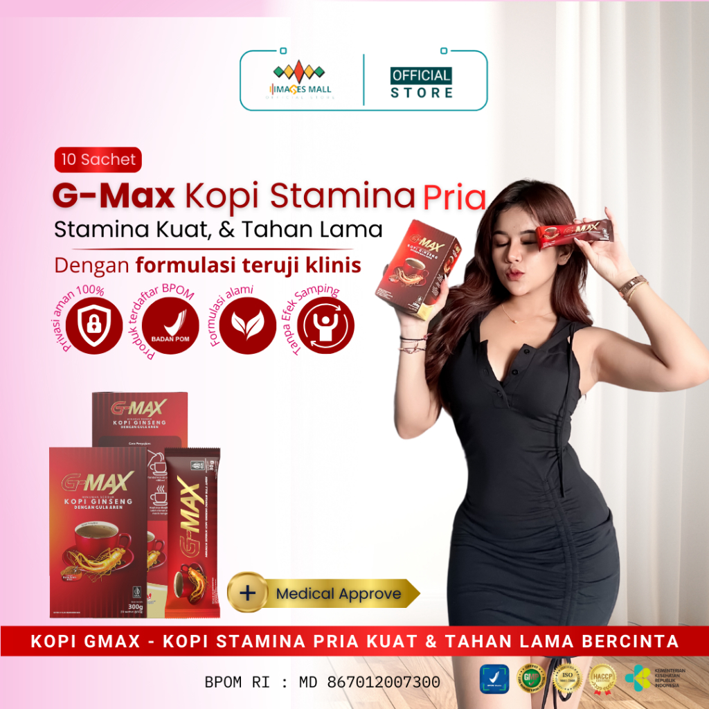 

G MAX Kopi Stamina Pria Kuat Tahan Lama