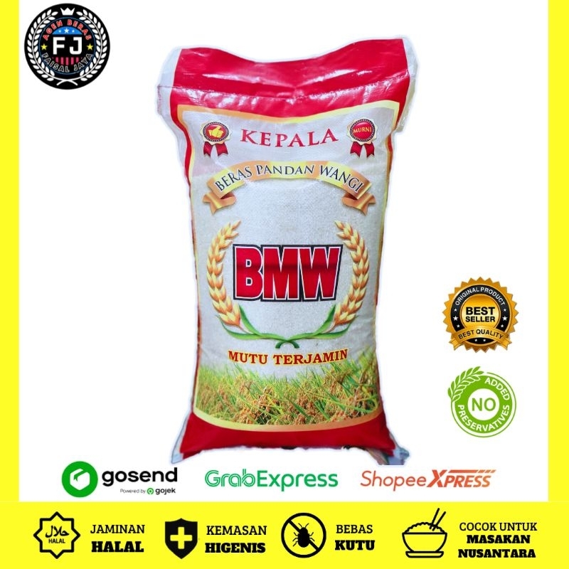 

Beras Pandan Wangi BMW Premium 20Kg, 10Kg, 5kg