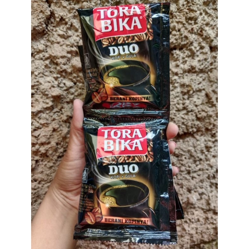 

Kopi Torabika Duo (Kopi+Gula) 1 Renceng isi 10 Sachet