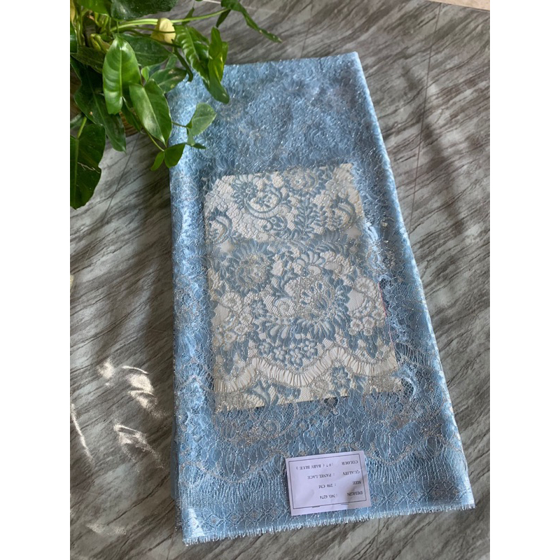 kain kebaya brokat metalic sparkle swarowski | kain kebaya brokat