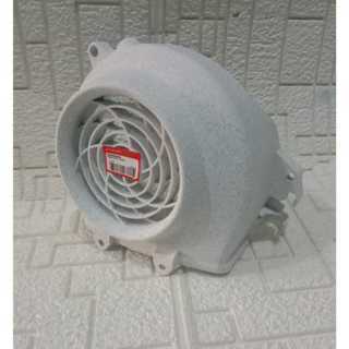 cover kipas beat carbu putih doff + glitter cover fan motor beat