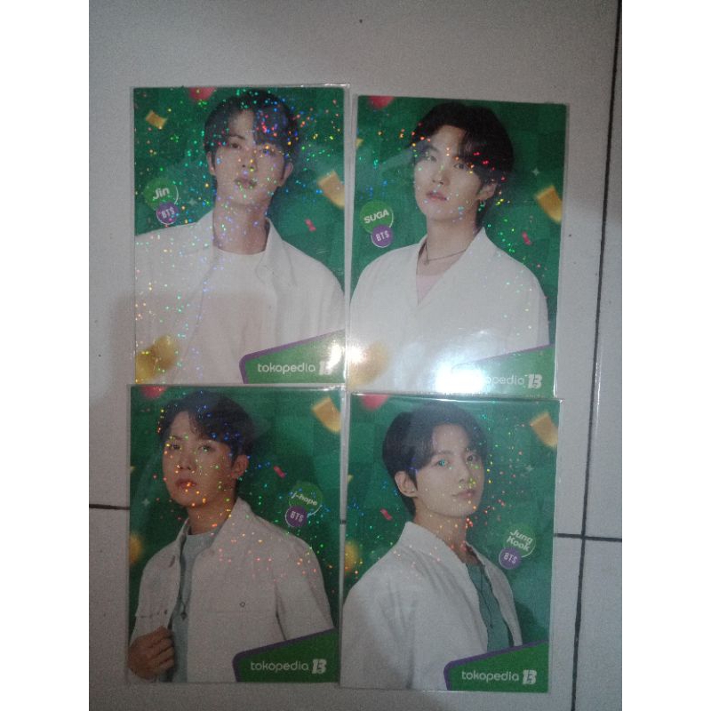POSTCARD POSCA BTS TOKO HIJAU | PC PHOTOCARD BTS TOKO HIJAU