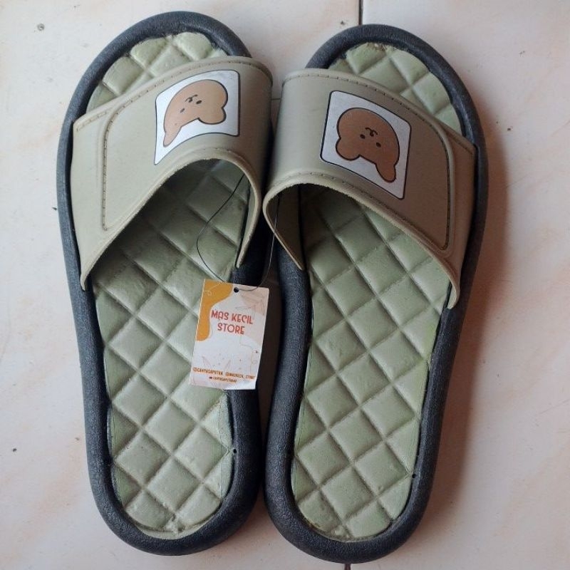 Sandal Selop Wanita Karet Kekinian