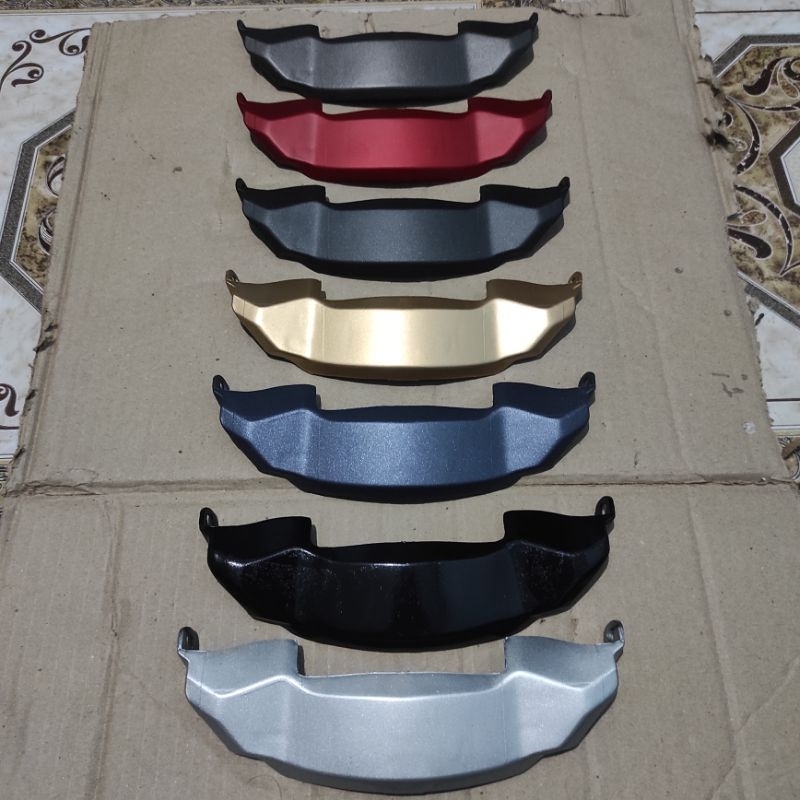 COVER FRONT CENTER PCX 150 COVER DAGU PCX 150 WARNA HITAM KILAP WARNA HITAM DOFF WARNA SILVER WARNA 