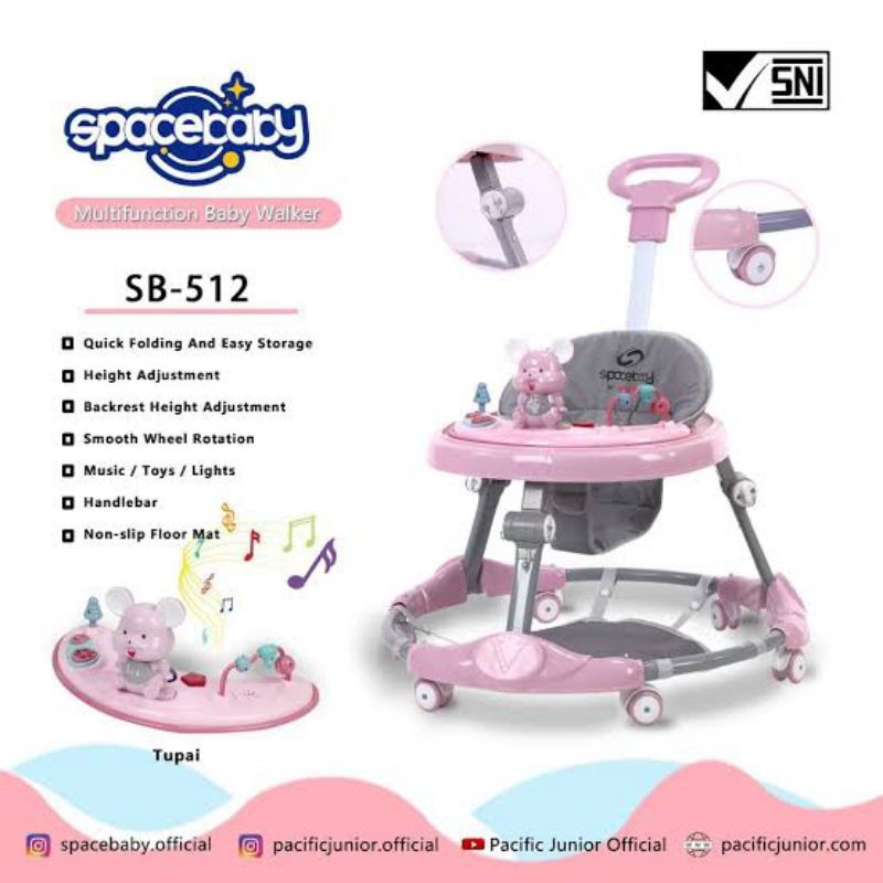 SpaceBaby Walker Sb-512 Tupai