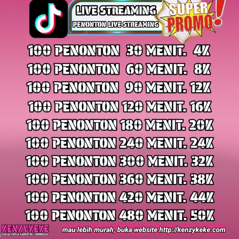 PENONTON LIVE STREAMING TIKTOK