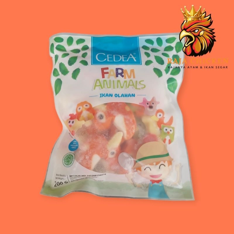 

Cedea Farm animal 200g Frozen Food