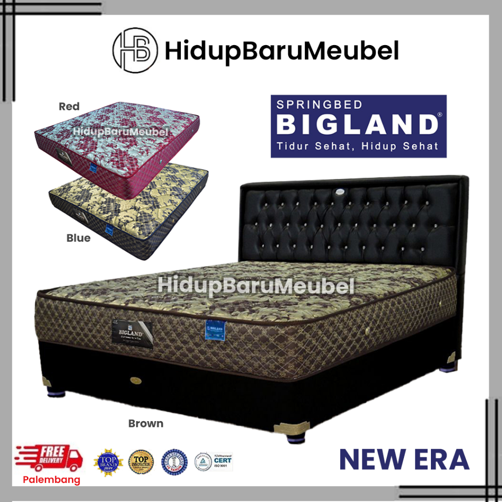 Springbed Bigland New Era / PO Spring Bed Kasur Matras Tempat Tidur BIGLAND New Era / promo ekonomis