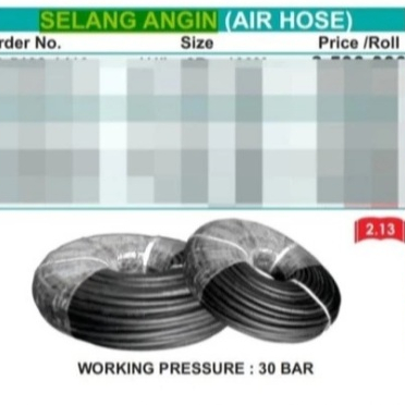 

Air Hose. Selang angin Size 1/2 Inch x 2B x 100 Meter - Wipro