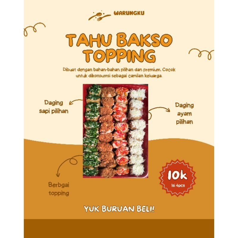 

Tahu Bakso Topping