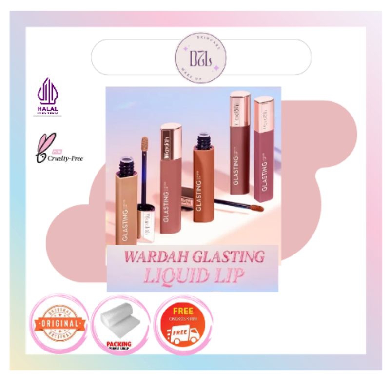 [NEW] Wardah Glasting Liqud Lip