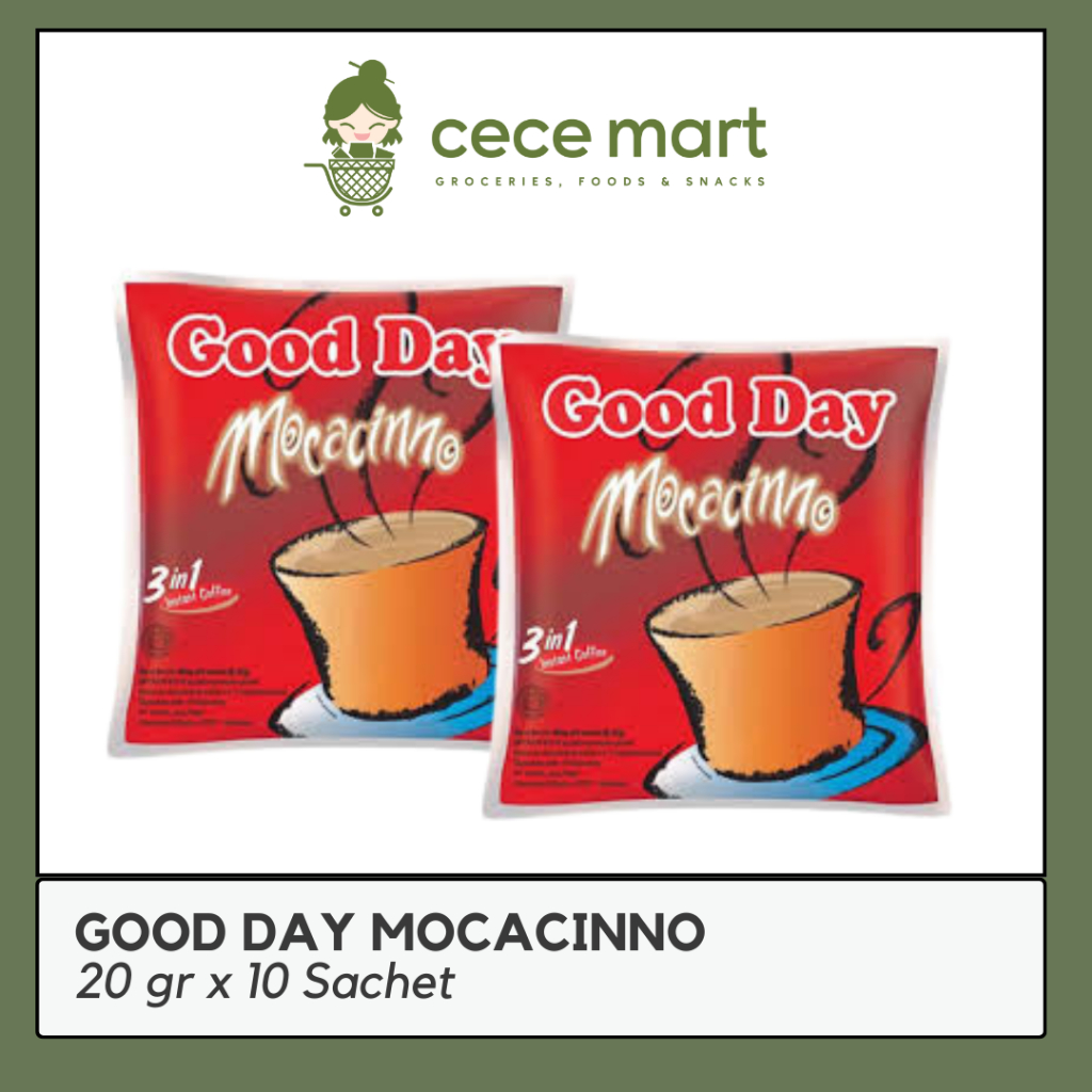 

1 Renceng Good Day Mocacinno isi 10 Sachet x 20 Gram