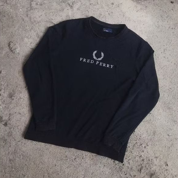 Crewneck Fred Perry Big Logo Ringer Vintage