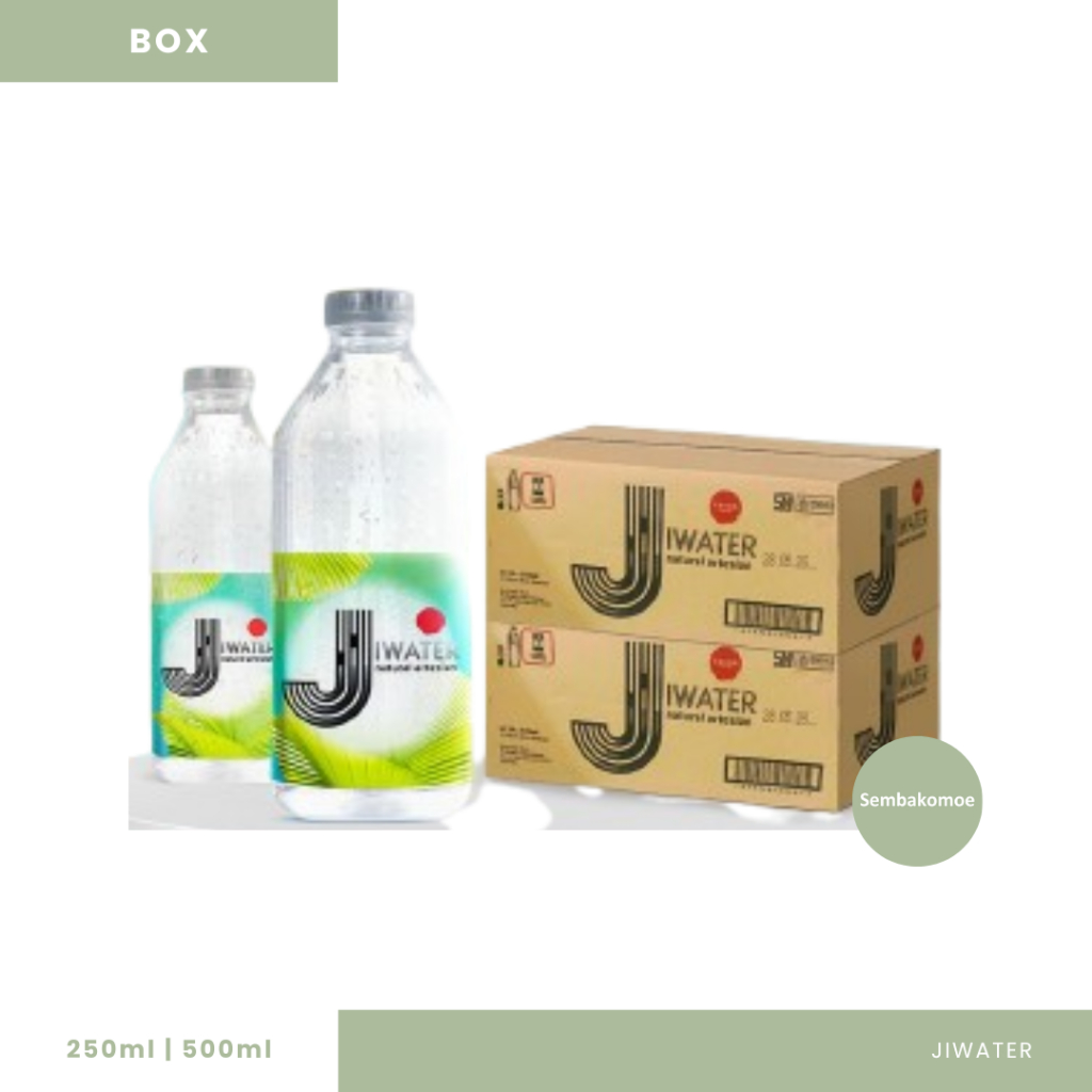 j water 1 dus isi 24 pcs | jiwater box | ji water 250ml 500 ml