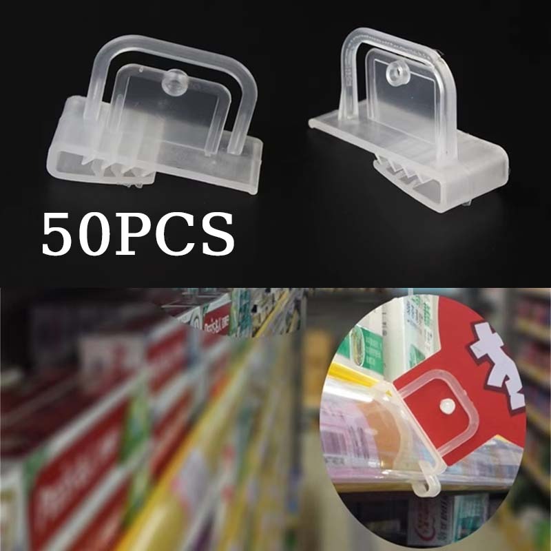 

50pcs Clip On Pop Lurus Pvc Klip Gigi Lurus Penjepit Untuk Display Popcard Clip On Pop Lengkung