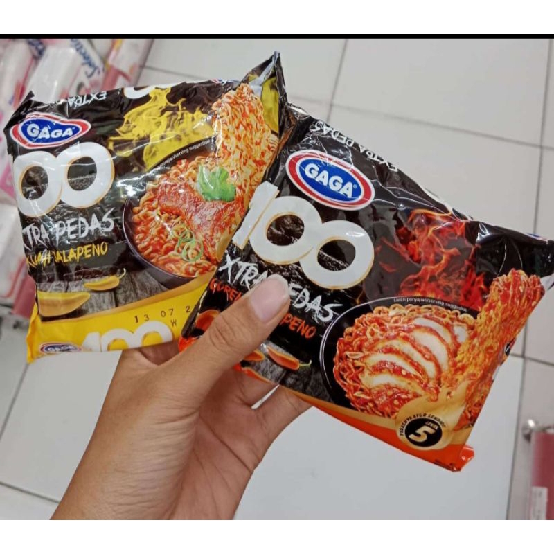 

GAGA 100 extra pedas jalapeno isi 4