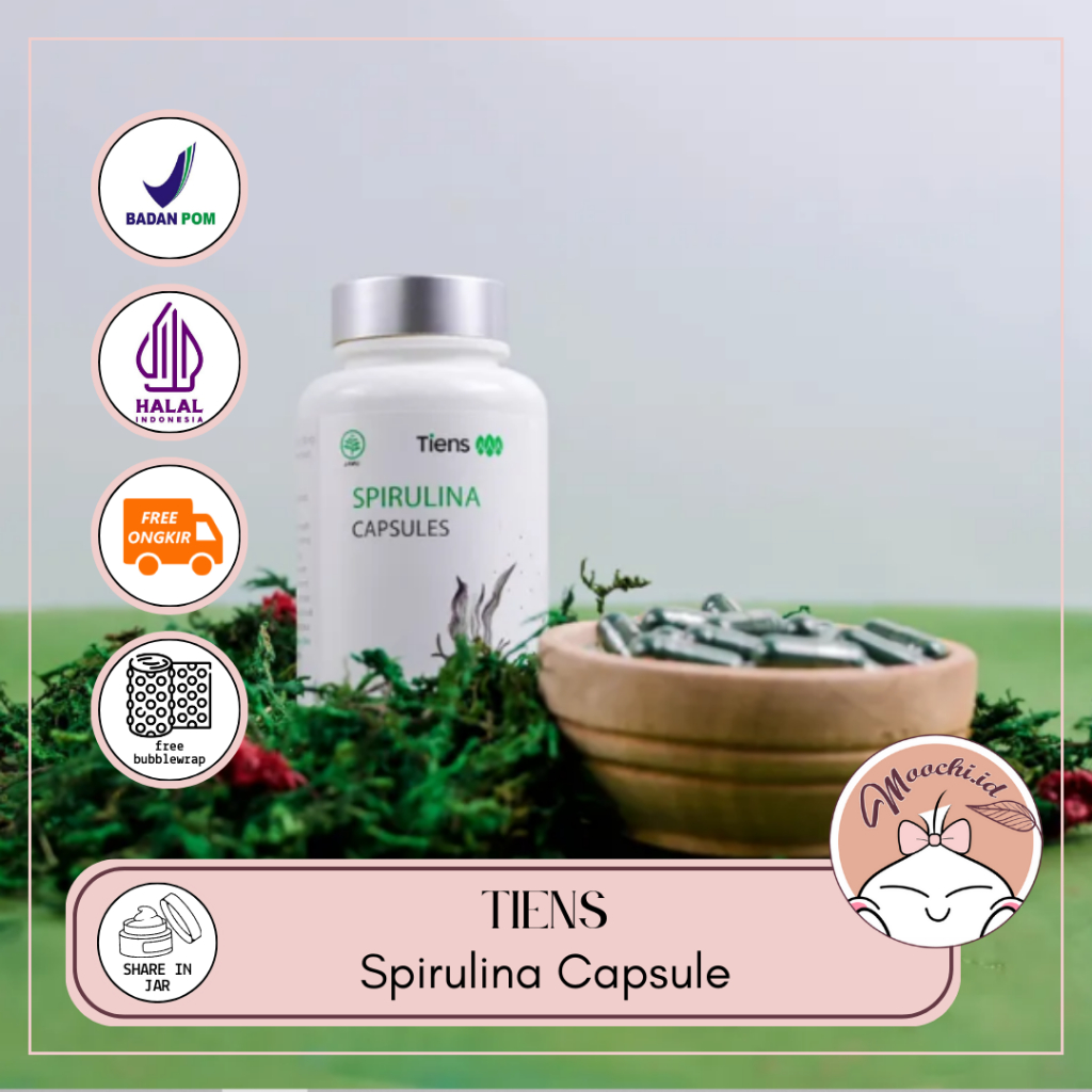 Masker Spirulina Asli Original- Spirulina Capsules Kapsul