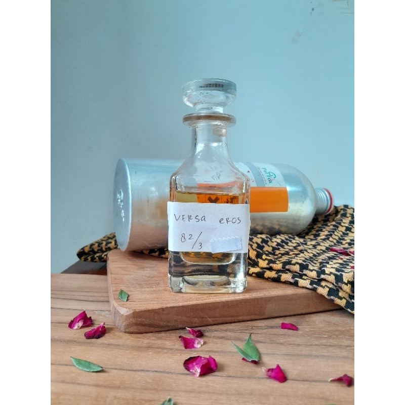 parfum bibit versa eros 10ml free botol kaca cantik non alcohol