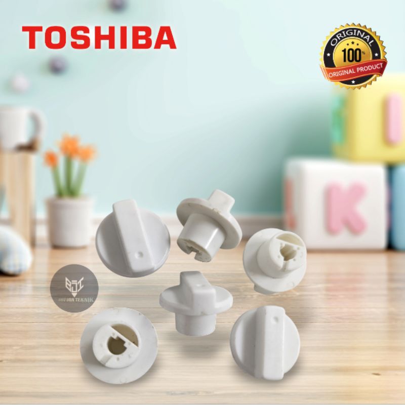 KNOP - Kenop Thermostat Kulkas 1 Pintu TOSHIBA Original | Harga per/ Pcs