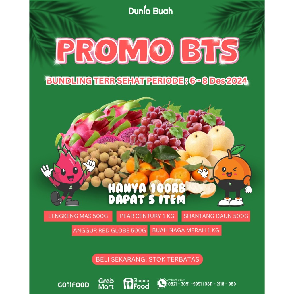 

Bundling Buah Ter-Sehat (Promo BTS)