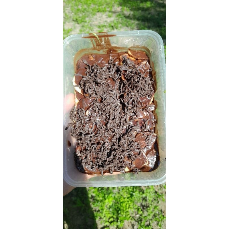 

Keripik pisang coklat toping keju,coklat parut box 500 ml 100 gr