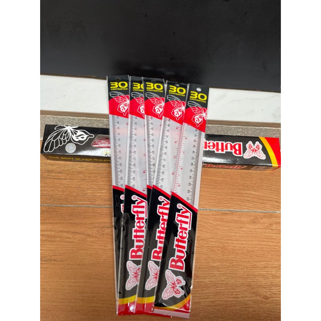 

Penggaris Butterfly Ukuran 30cm ( PCS)