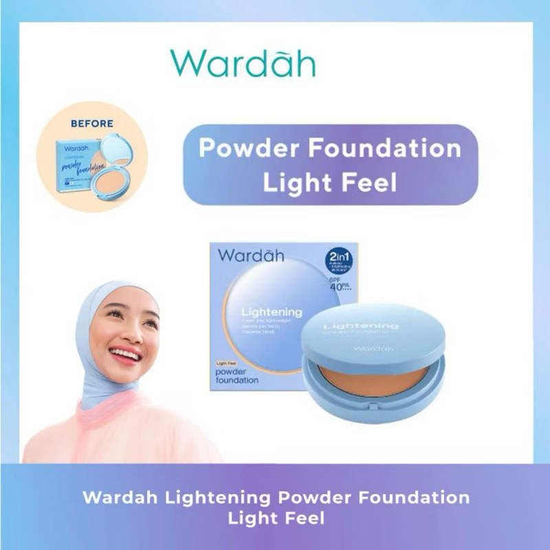 WARDAH LIGHTENING POWDER FOUNDATION | WARDAH LIGHTENING TWC | WARDAH BEDAK PADAT | WARDAH POWDER