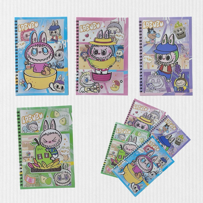 

NOTEBOOK SPIRAL 2121-104 A5 LABUBU (40 LEMBAR) BUKU TULIS CATATAN