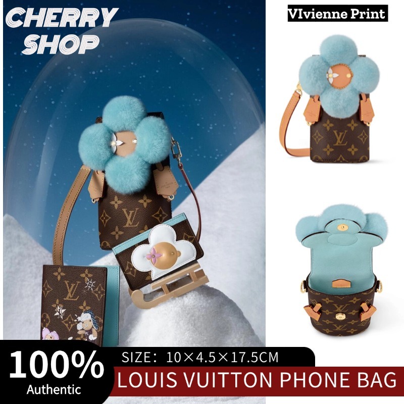 Louis Vuitton VIvienne Print Mobile Phone Bag Tas selempang Louis Vuitton