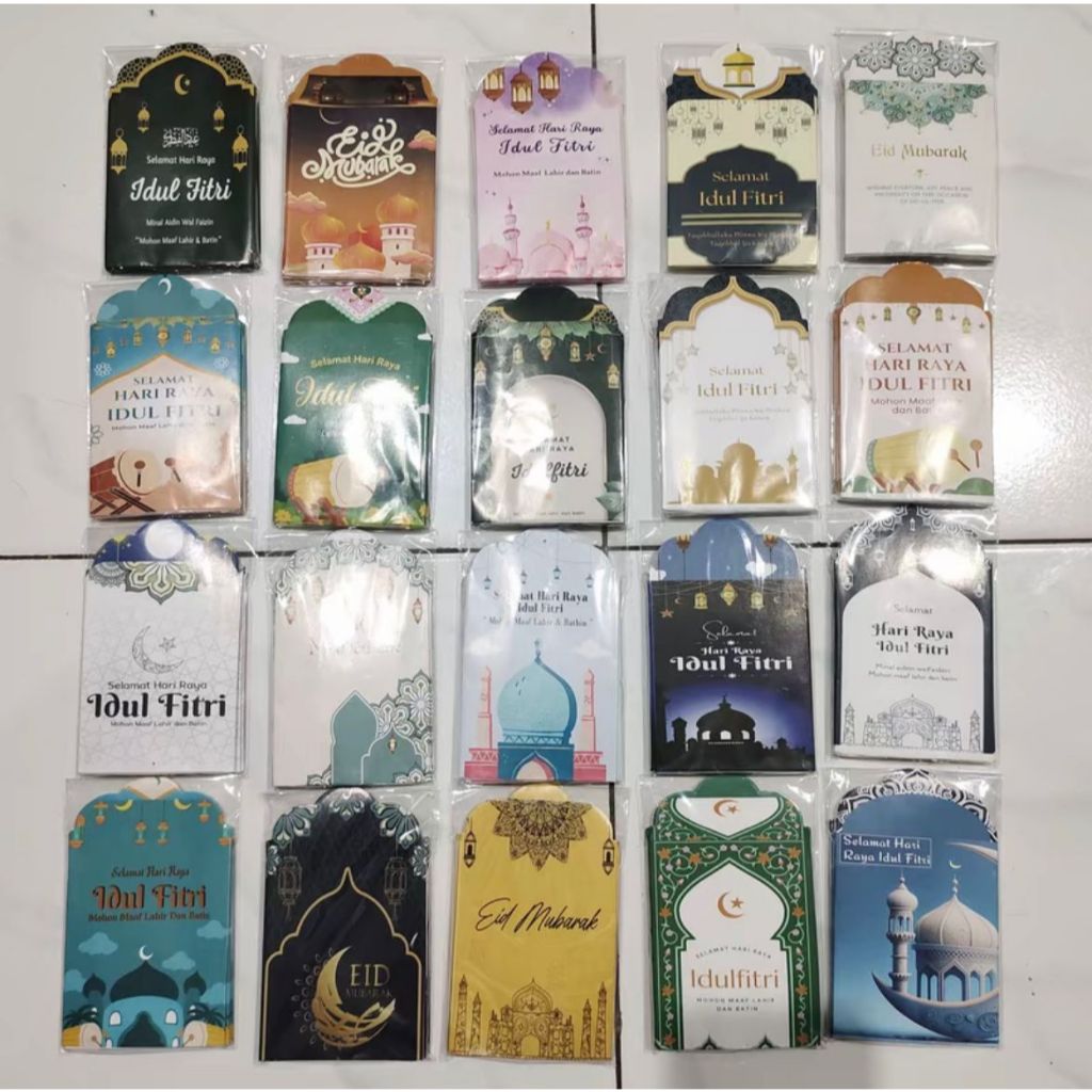 

AMPLOP LEBARAN 10pcs UKURAN MEDIUM