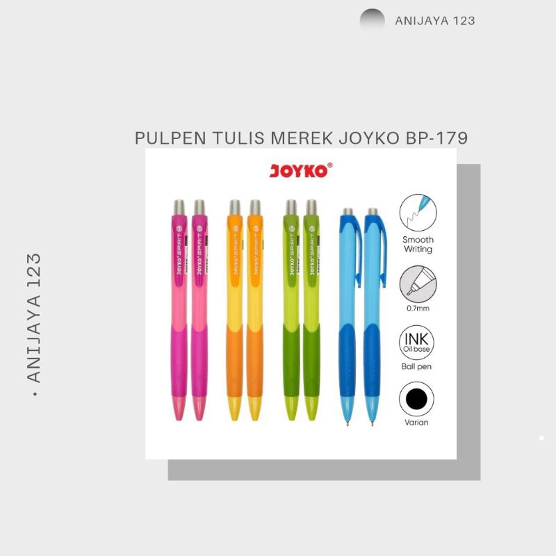 

PULPEN/PENA TULIS MEREK JOYKO BP-179