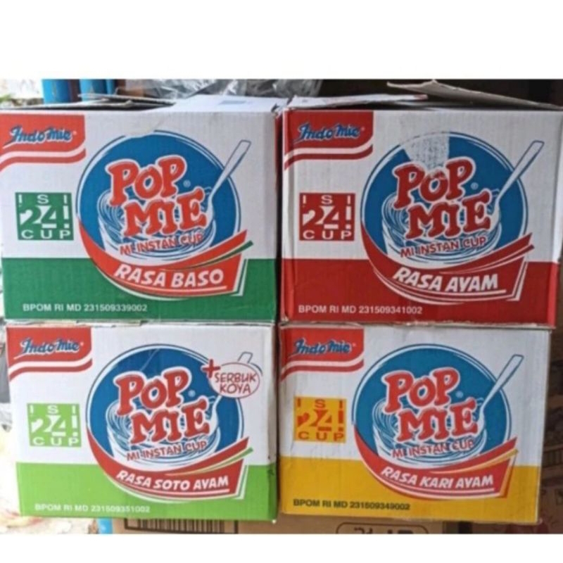 

1 dus pop mie jumbo all varian isi 24 cup