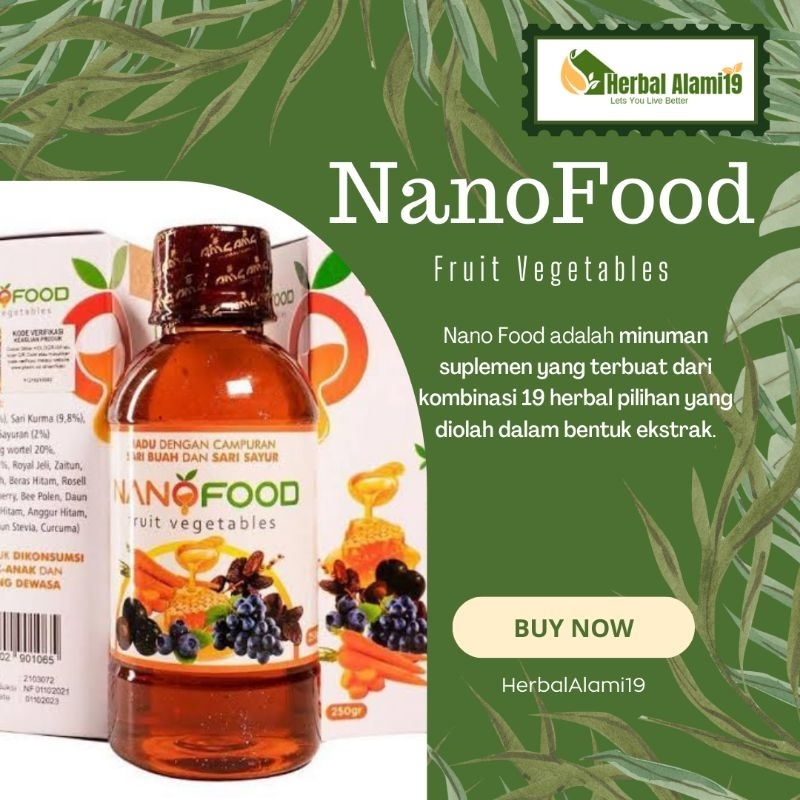 

Madu NanoFood Fruit Vegetables - Suplemen Daya Tahan Tubuh