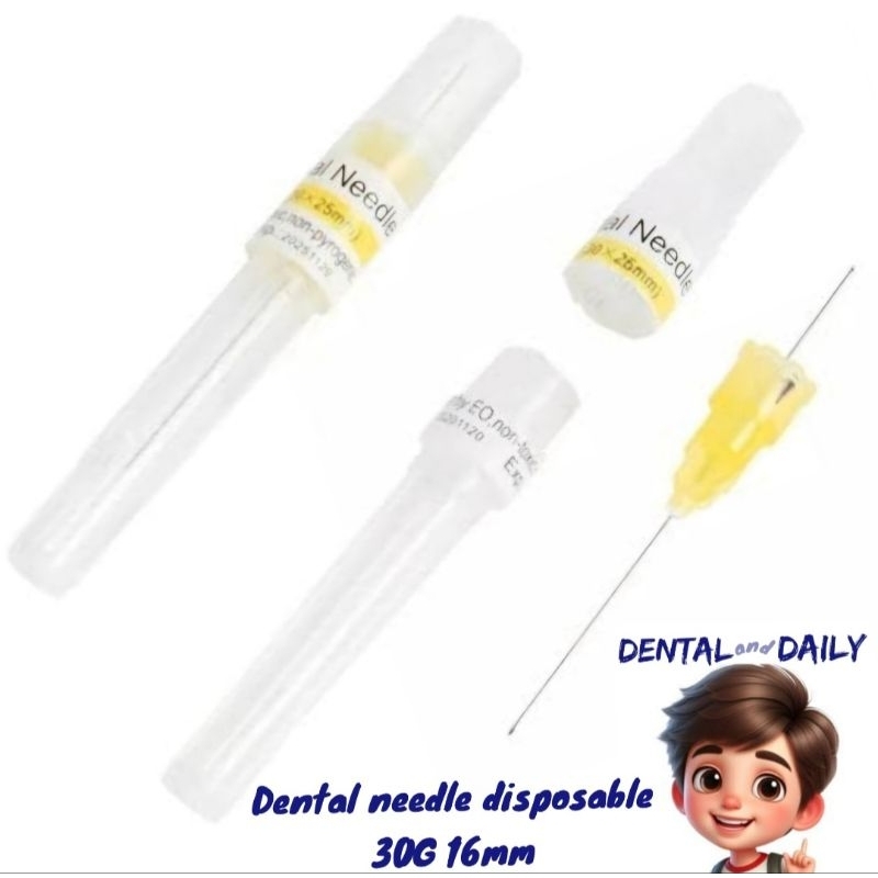 Dental needle jarum karpul carpule 30G 21mm 16mm 12mm  disposable