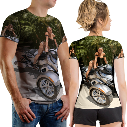 Kaos Can Am Spyder Tshirt Fullprint Bahan Polyester Jersey | Size S M L XL XXL 3XL | PO 3 HARI