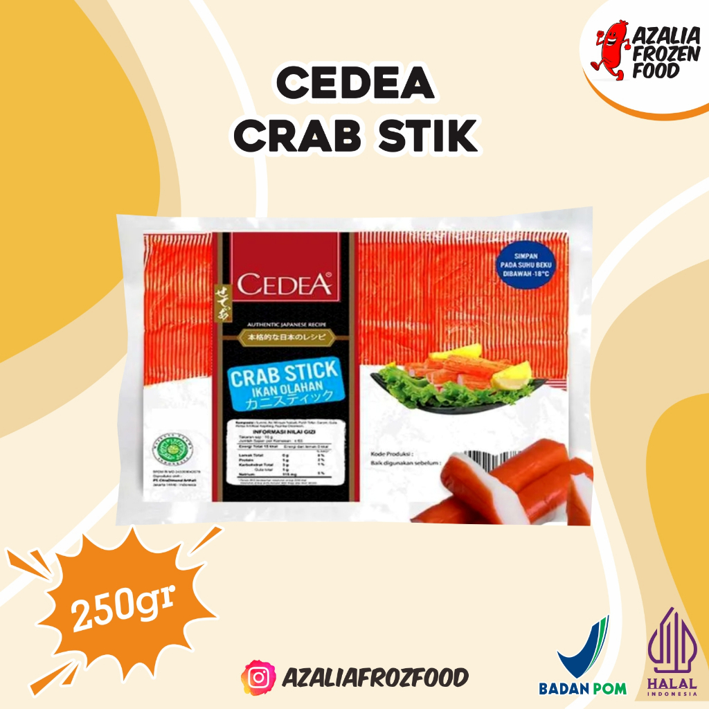 

CEDEA CRAB STIK 250 GRAM