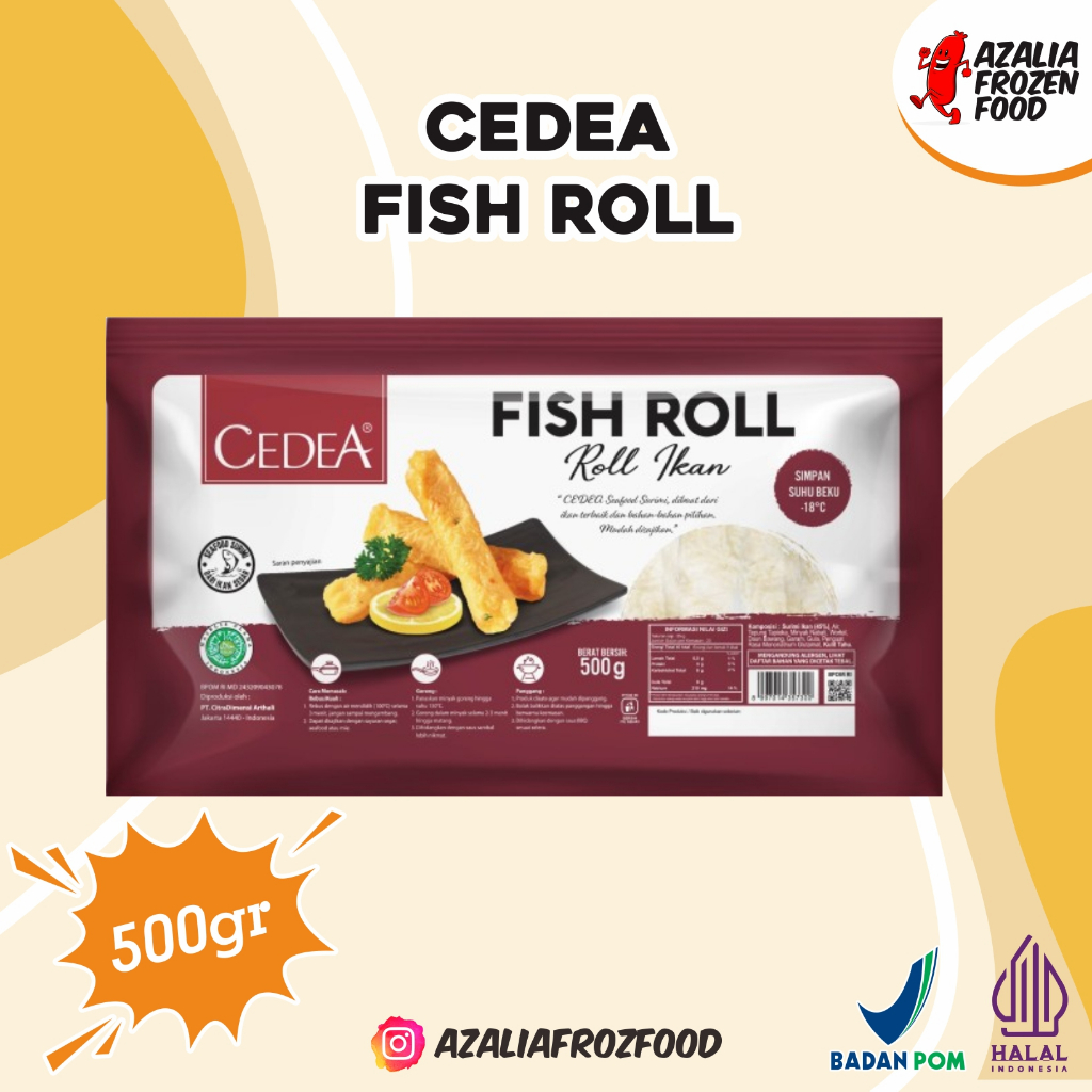 

CEDEA FISHROLL 500 GRAM