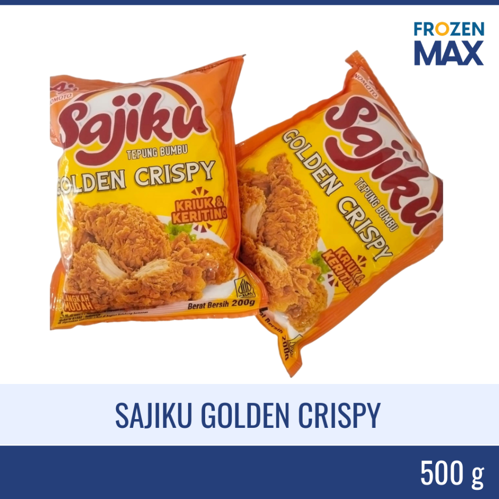

Sajiku Tepung Bumbu Golden Crispy | Tepung Bumbu Serbaguna Sajiku