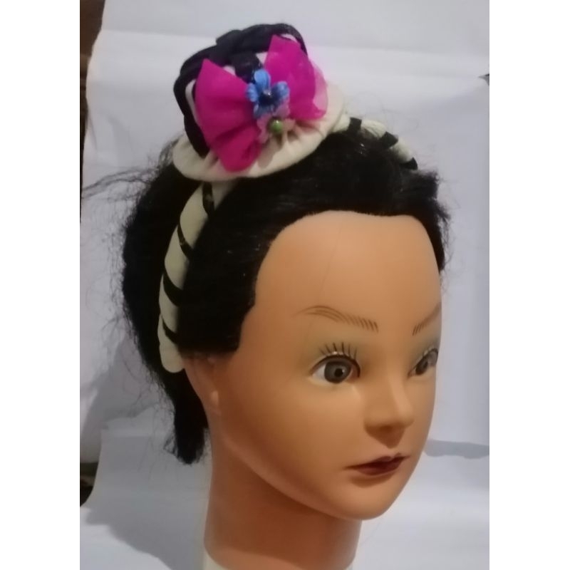 bando wanita model topi besar