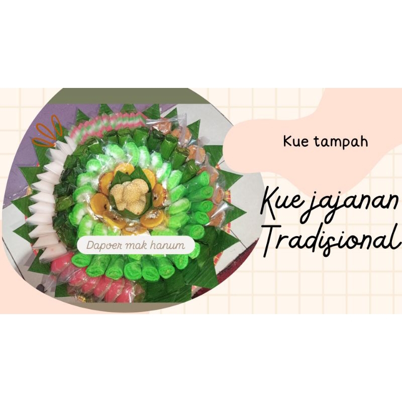 

kue tampah kecil,besar dan sedang,jajan kue tradisonal.