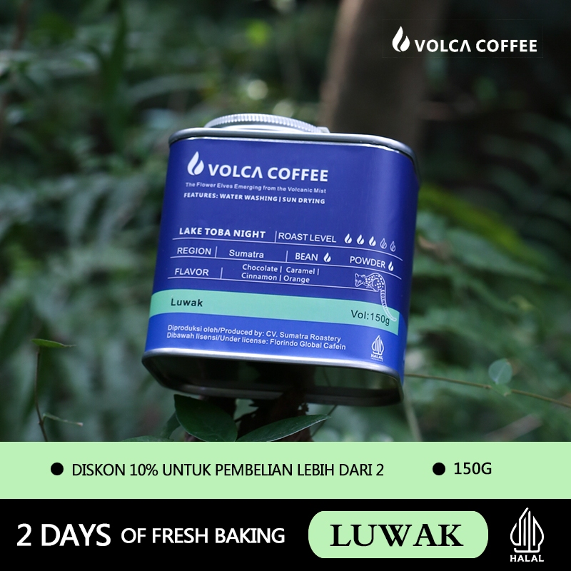 

VOLCA LUWAK COFFEE 150GR (GROUND)