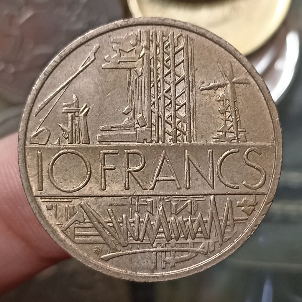 Koin Kuno France 10 Francs Tahun 1972