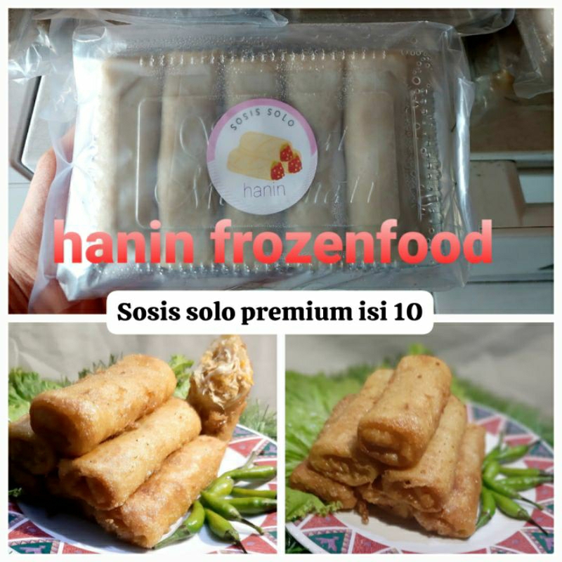 

Hanin sosis solo ( frozenfood ) 1pack isi 10pcs