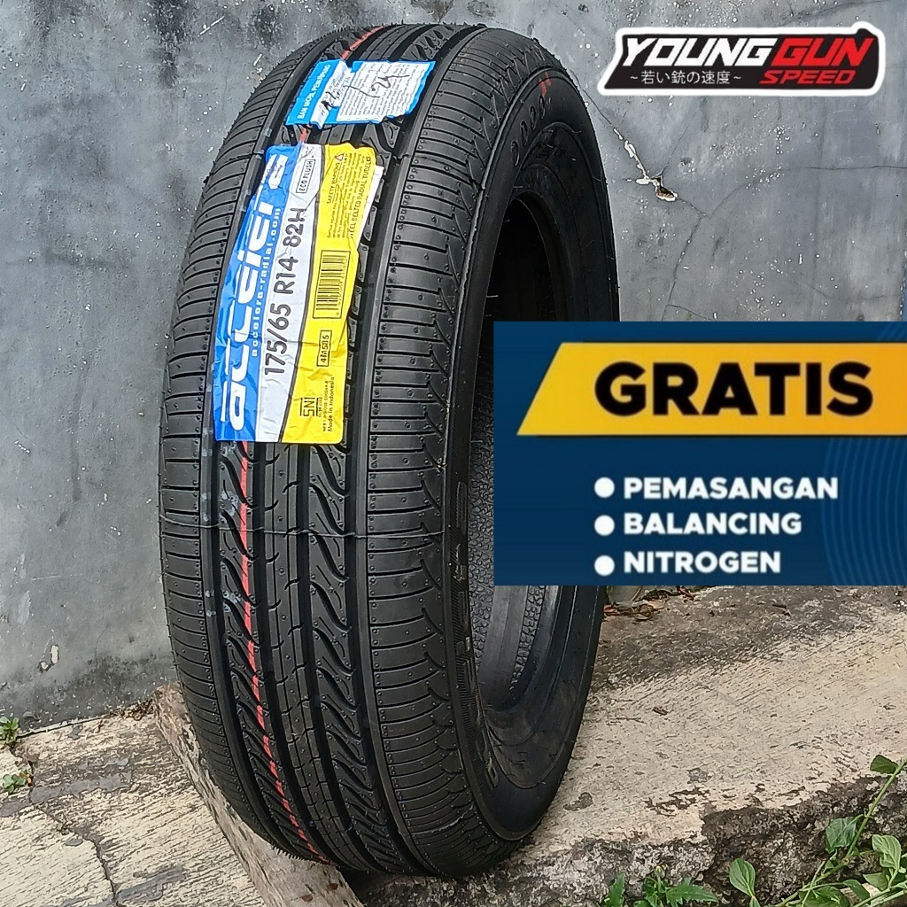 Ban Mobil 14 Accelera Eco Plush 175 65 Ring 14 Baru