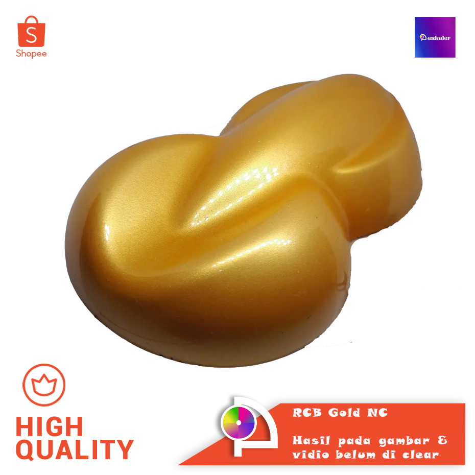 Pankaler Cat RCB Gold NC Botol 200ml Motor Car Velg Paint Color