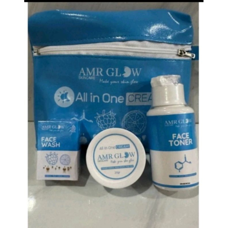 AMR Glow BpOm (KEmasan baru Cream isi 20grm 3in1)