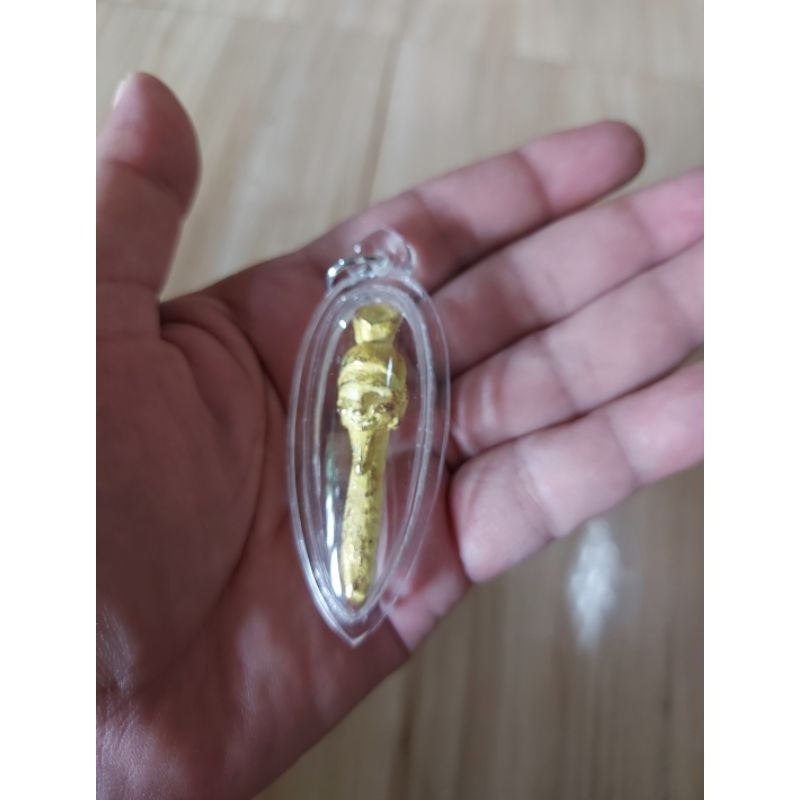 Gold Ball Leklai Natural Drop Cave Lp Yai Best Lucky Charms Thai