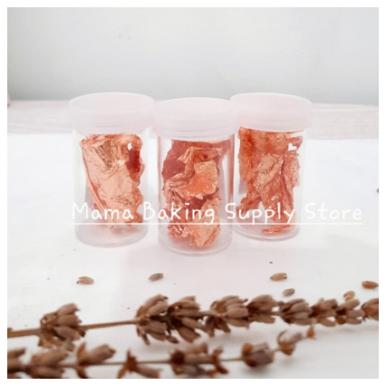 

Edible Sprinkle Kertas Cake Topping kcl ROSE GOLD